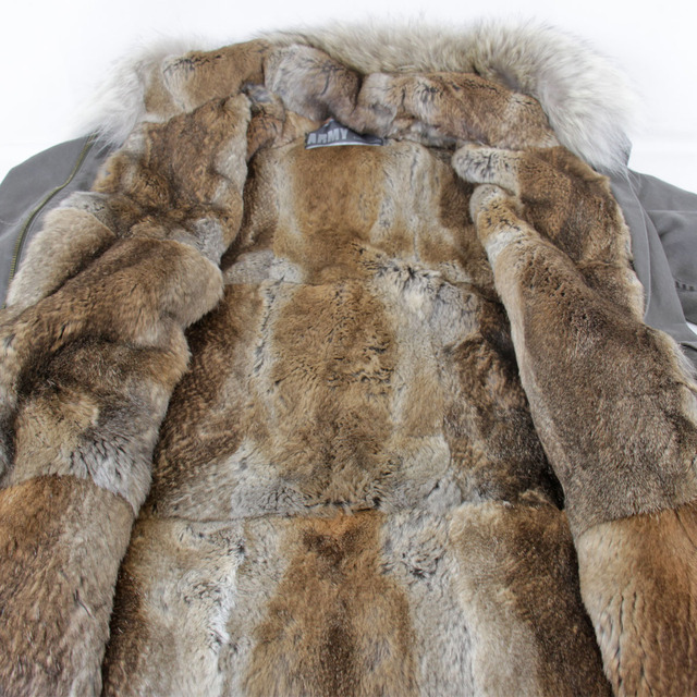 美品『USED』 Yves Salomon イヴサロモン ARMY N3B コート ラビット