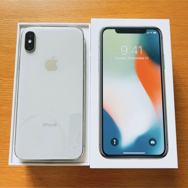 iPhone x 256GB シルバー SIMフリー