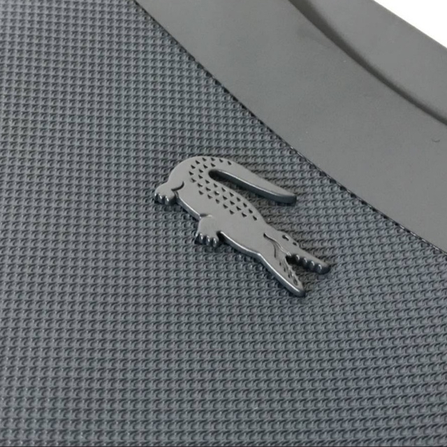 LACOSTE(ラコステ)の【wolfy様専用】ラコステ　LACOSTE リバーシブルバッグ　ブルー　千鳥 レディースのバッグ(トートバッグ)の商品写真