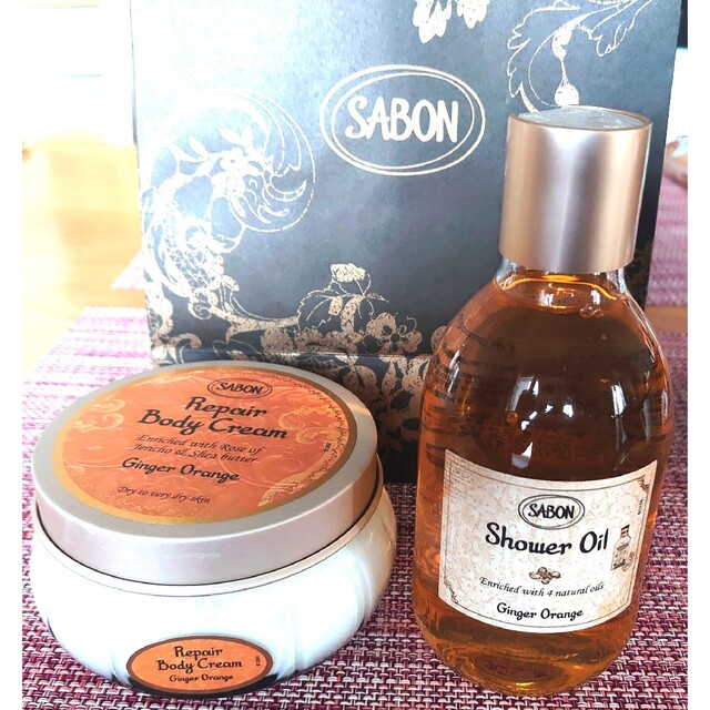 SABON(サボン)のSABON サボン  シャワーオイル＆ボディクリーム  ジンジャー・オレンジ コスメ/美容のボディケア(ボディクリーム)の商品写真