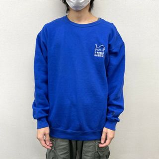 スターター(STARTER)の【中古】 スターター STARTER NFL デトロイト ライオンズ スウェット シャツ トレーナー ロゴ 刺繍 長袖 サイズ：L ブルー MADE IN U.S.A(スウェット)