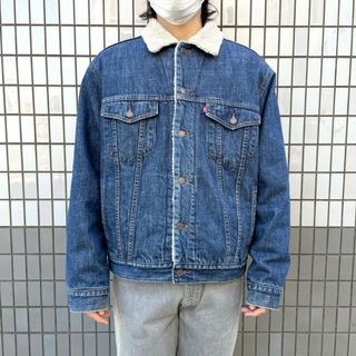 リーバイス(Levi's)の【中古】 Levi's Sherpa Trucker Jacket リーバイス シェルパ トラッカージャケット ボア デニム ジージャン サイズ：M インディゴ Levis  70520(その他)