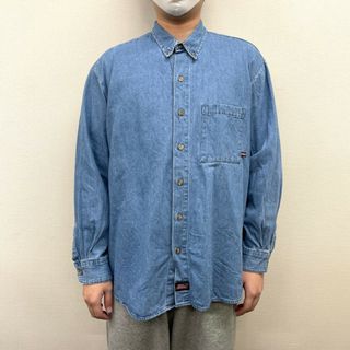 Dickies - 【中古】 ディッキーズ Dickies デニム シャツ ボタンダウン ...