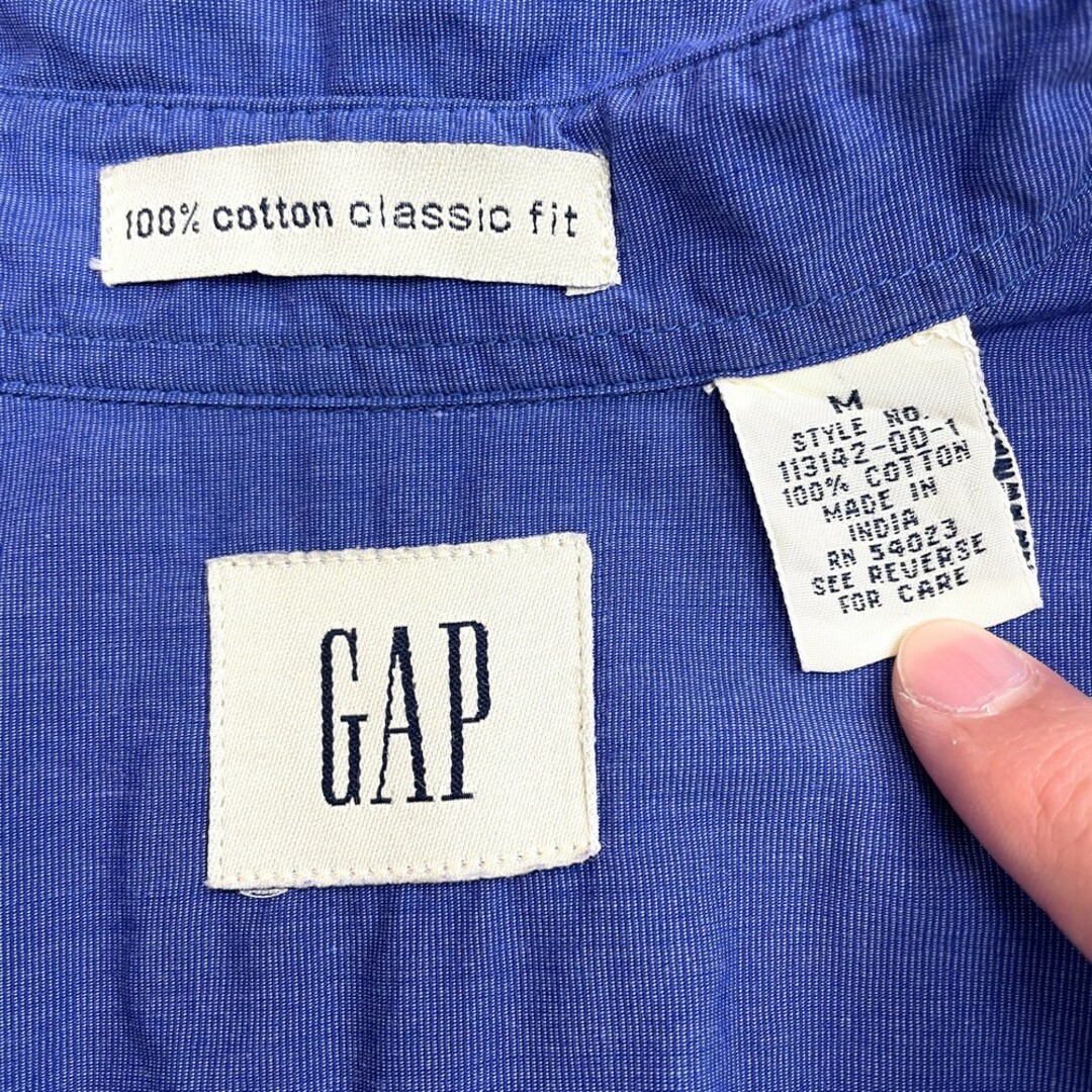 GAP - 【中古】 90's ギャップ GAP ボタンダウン シャツ ロング ...