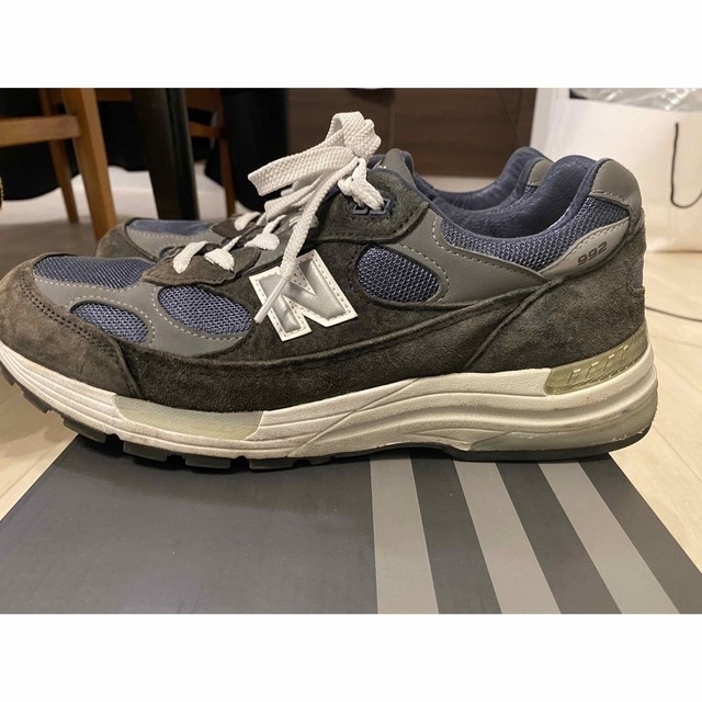 美品 NewBalance992 Navy Grey gg 27cm購入後の質問はお控えください