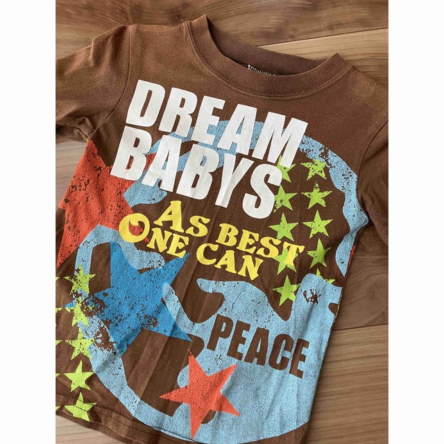 DREAMBABYS(ドリームベイビーズ)のDREAMBABYS ドリームベイビーズ ロンT 長袖Tシャツ ブラウン 95 キッズ/ベビー/マタニティのキッズ服男の子用(90cm~)(Tシャツ/カットソー)の商品写真