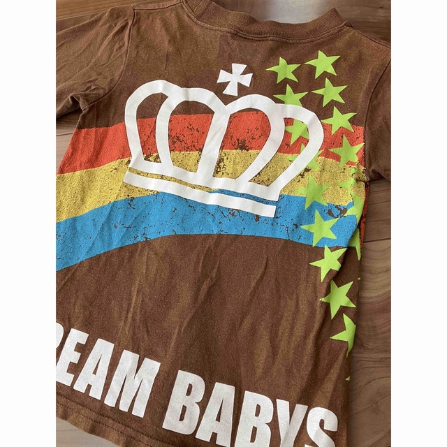 DREAMBABYS(ドリームベイビーズ)のDREAMBABYS ドリームベイビーズ ロンT 長袖Tシャツ ブラウン 95 キッズ/ベビー/マタニティのキッズ服男の子用(90cm~)(Tシャツ/カットソー)の商品写真