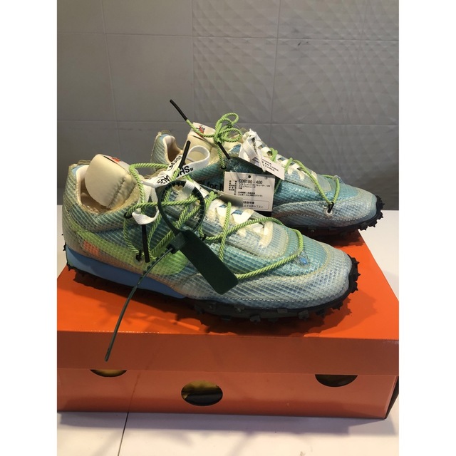 メンズ《未使用》NIKE WMNS WAFFLE RACER/OW OFF-WHITE