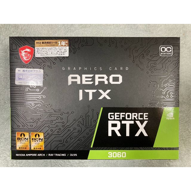 MSI GeForce RTX 3060 AERO ITX 12G OC