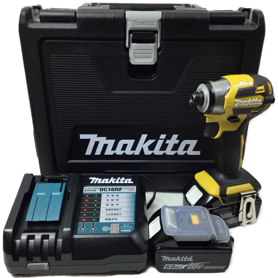 Makita - ΘΘMAKITA マキタ インパクトドライバ 未使用品 付属品完備 TD173DGXFY イエロー