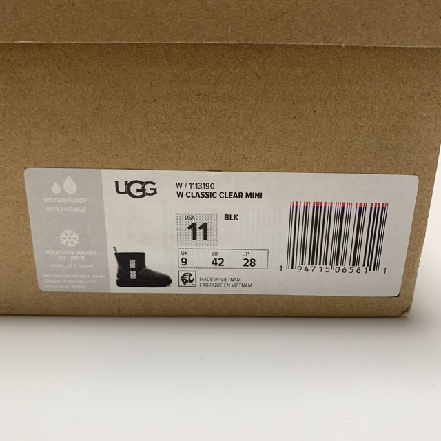 UGG レインブーツ　クラシッククリアミニ　28センチ 2