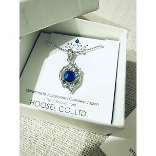 JEENAR ホタルガラス　HOOSEL.CO.LTD ネックレス　沖縄(ネックレス)