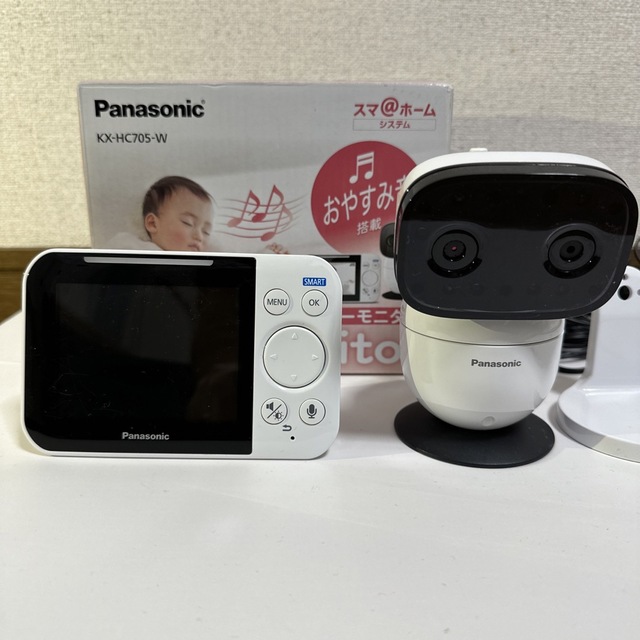 Panasonic(パナソニック)のベビーモニター　Panasonic KX-HC705-W ホワイト キッズ/ベビー/マタニティのマタニティ(その他)の商品写真