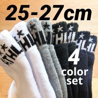 アスレタ(ATHLETA)の4足セットATHLETAアスレタ25-27cmアンクルソックス05240 靴下4(ウェア)