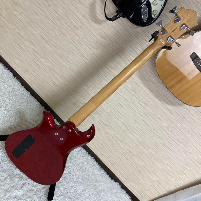 【2876】 弦交換不要 B.C.Rich Eagle bass RED 4