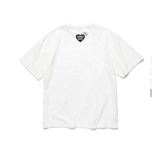 HUMAN MADE(ヒューマンメイド)のHUMANMADE ヒューマンメイド ハートTシャツ ホワイト XL メンズのトップス(Tシャツ/カットソー(半袖/袖なし))の商品写真