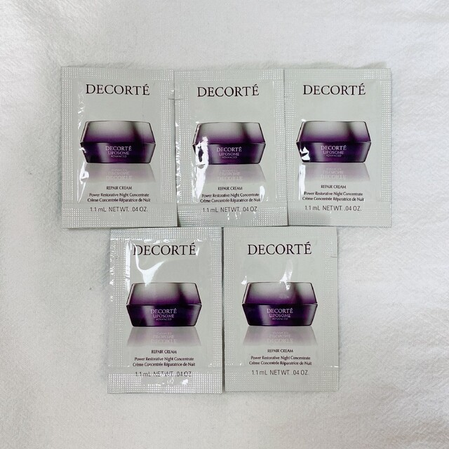 COSME DECORTE(コスメデコルテ)のリポソーム アドバンスト リペアクリーム 5包 ナイトクリーム コスメ/美容のスキンケア/基礎化粧品(フェイスクリーム)の商品写真