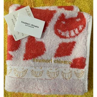 ツモリチサト(TSUMORI CHISATO)のツモリチサト　タオルハンカチ　ねこねこふわふわor(ハンカチ)