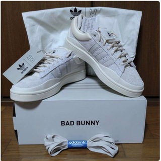 アディダス(adidas)のBad Bunny × adidas Campus Chalk White(スニーカー)