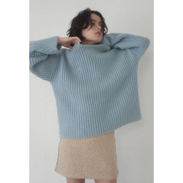海外正規品・楽天市場店 cloudy mohair knit (light blue) - トップス