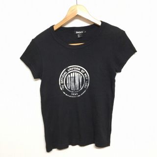 ダナキャランニューヨーク(DKNY)のDKNY/ダナキャランニューヨーク Tシャツ 半袖 ロゴプリント　サイズ：Women's S ブラック古着 【中古】(Tシャツ(半袖/袖なし))