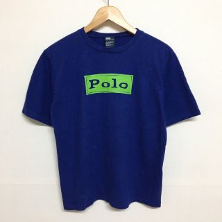 ラルフローレン(Ralph Lauren)のポロ ラルフローレン/Polo by Ralph Lauren ロゴプリント Tシャツ 半袖 サイズ：Boy's M ブルー古着 【中古】(Tシャツ/カットソー(半袖/袖なし))