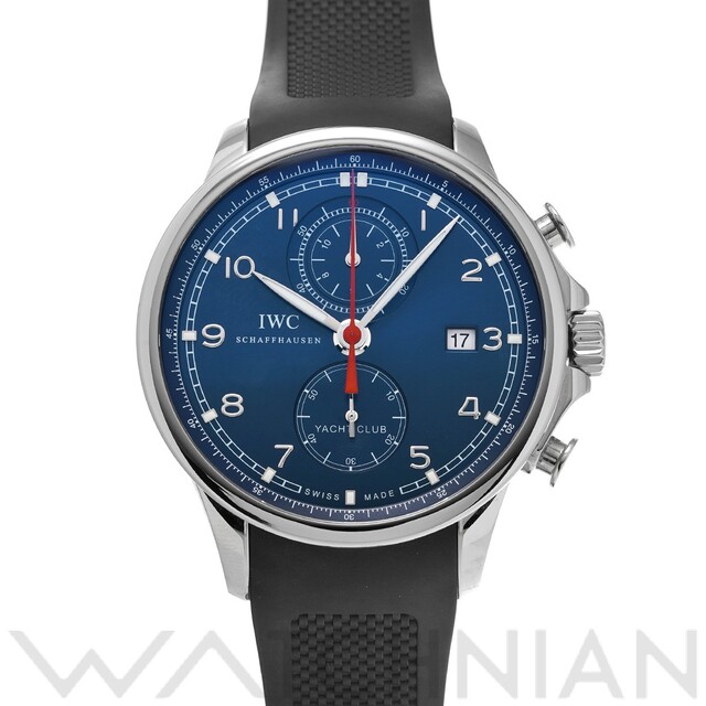 IWC - 中古 インターナショナルウォッチカンパニー IWC IW390213 ブルー メンズ 腕時計