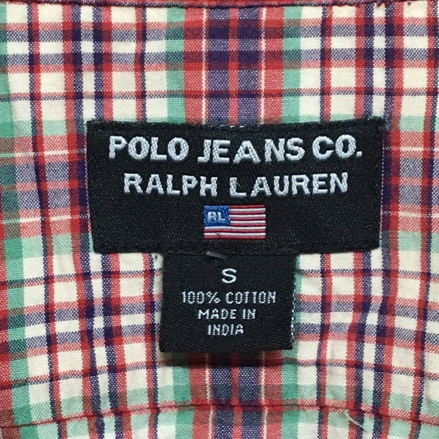 ブランド！ POLO JEANS ポロジーンズチェック柄シャツラルフローレン