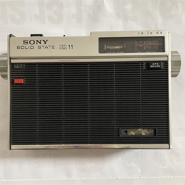 SONY ソニー SOLID STATE  ICF-110 昭和レトロ  稼働品