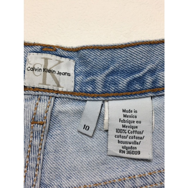 Calvin Klein(カルバンクライン)のカルバンクライン /Calvin Klein デニム ショートパンツ　実寸：W28　色落ち古着 【中古】 メンズのスーツ(スラックス/スーツパンツ)の商品写真