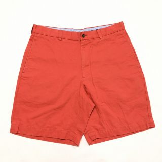 ブルックスブラザーズ/BROOKS BROTHERS リネン混 チノ ショートパンツ　実寸：W33　ライトレッド古着 【中古】(スラックス/スーツパンツ)