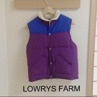 ローリーズファーム(LOWRYS FARM)の値下げしました！ローリーズ♡ダウンベスト(ダウンベスト)