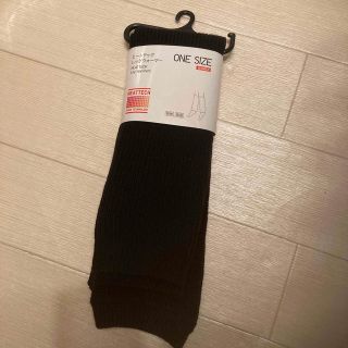 ユニクロ(UNIQLO)の新品　ユニクロ　ヒートテック　レッグウォーマー　ブラック(その他)