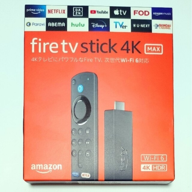 Fire TV Stick 4K Max - Alexa対応音声認識リモコン付属