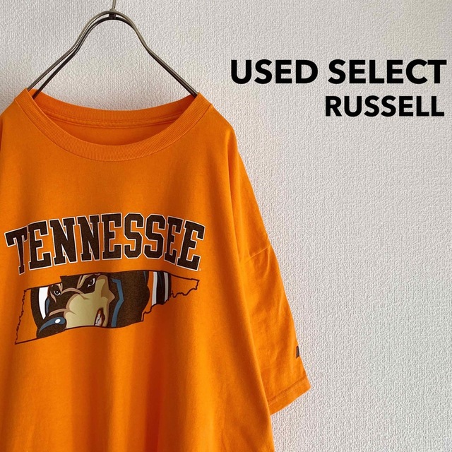 Russell Athletic(ラッセルアスレティック)の古着 “RUSSELL” Tennessee College T-shirt メンズのトップス(Tシャツ/カットソー(半袖/袖なし))の商品写真