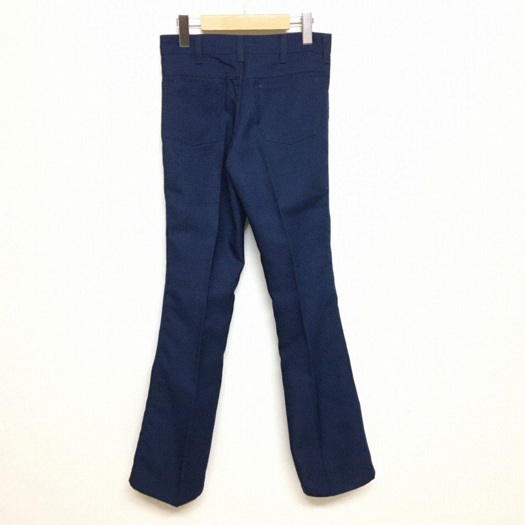 Wrangler(ラングラー)のラングラー/Wrangler STUDENT フレアパンツ　実寸：W27 L31 ネイビー　Made in U.S.A デッドストック Deadstock メンズのスーツ(スラックス/スーツパンツ)の商品写真