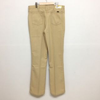 ラングラー(Wrangler)のラングラー/Wrangler ピケ素材 フレア パンツ　実寸：W34.5 L33.5 ベージュ　Made in U.S.A デッドストック Deadstock(スラックス/スーツパンツ)