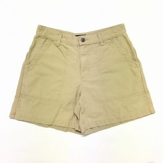 パタゴニア(patagonia)のレディース パタゴニア /patagonia ダック地 ショートパンツ　実寸：W28 ベージュ古着 【中古】(スラックス/スーツパンツ)