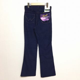 ラングラー(Wrangler)のWrangler STUDENT FLARE LEG JEAN ラングラー コーデュロイ フレアパンツ　実寸：W27 L31.5 ネイビー　Made in U.S.A デッドストック Deadstock(その他)