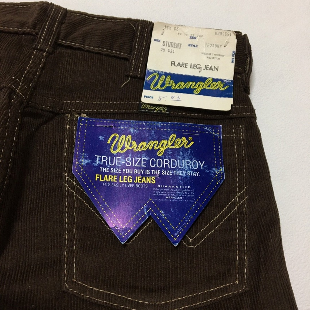 デッドストック 70s USA製　Wrangler コーデュロイ　フレアパンツ