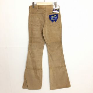 ラングラー(Wrangler)のWrangler STUDENT BIG BELL ラングラー コーデュロイ ビッグベル フレアパンツ　実寸：W26 L32.5 ライトブラウン系　Made in U.S.A デッドストック Deadstock(その他)