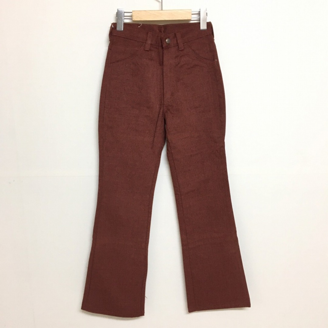 Wrangler(ラングラー)のWrangler FLARE LEG ラングラー フレア パンツ　実寸：W24 L28.5 ブラウン　Made in U.S.A デッドストック Deadstock レディースのパンツ(その他)の商品写真