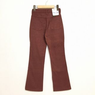 ラングラー(Wrangler)のWrangler FLARE LEG ラングラー フレア パンツ　実寸：W24 L28.5 ブラウン　Made in U.S.A デッドストック Deadstock(その他)