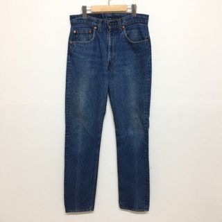 リーバイス(Levi's)のリーバイス/Levi's 505 デニムパンツ サイズ：W30.5 L33 カンヌキ インディゴ ブルー Made in U.S.A 【中古】(スラックス/スーツパンツ)