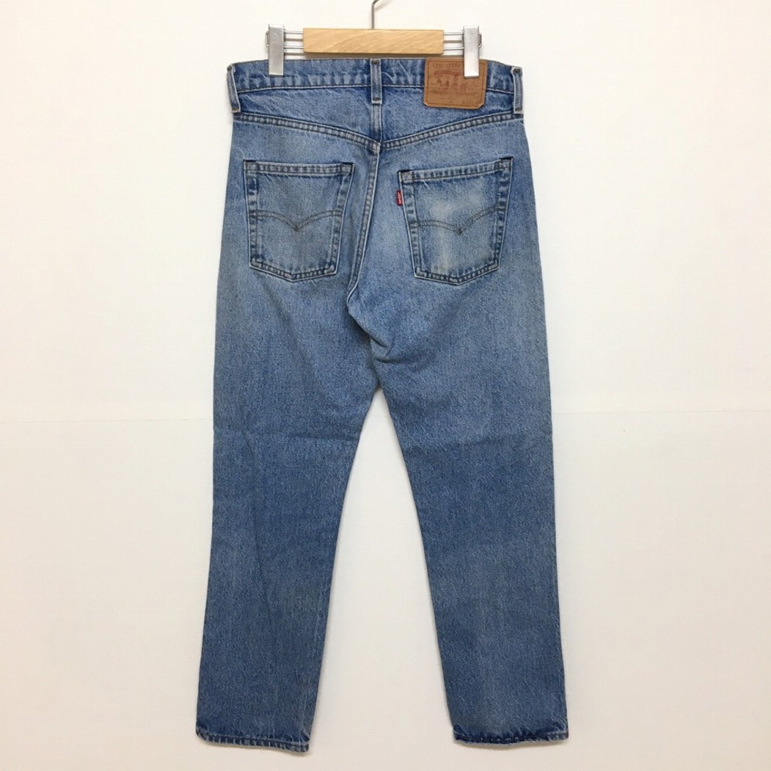 Levi's(リーバイス)のVINTAGE リーバイス/LEVI'S ＃505 デニム パンツ ジーンズ 実寸:W30 L29 ウォッシュ ブルー 黒カン ヒゲ【中古】中古 レディースのパンツ(その他)の商品写真