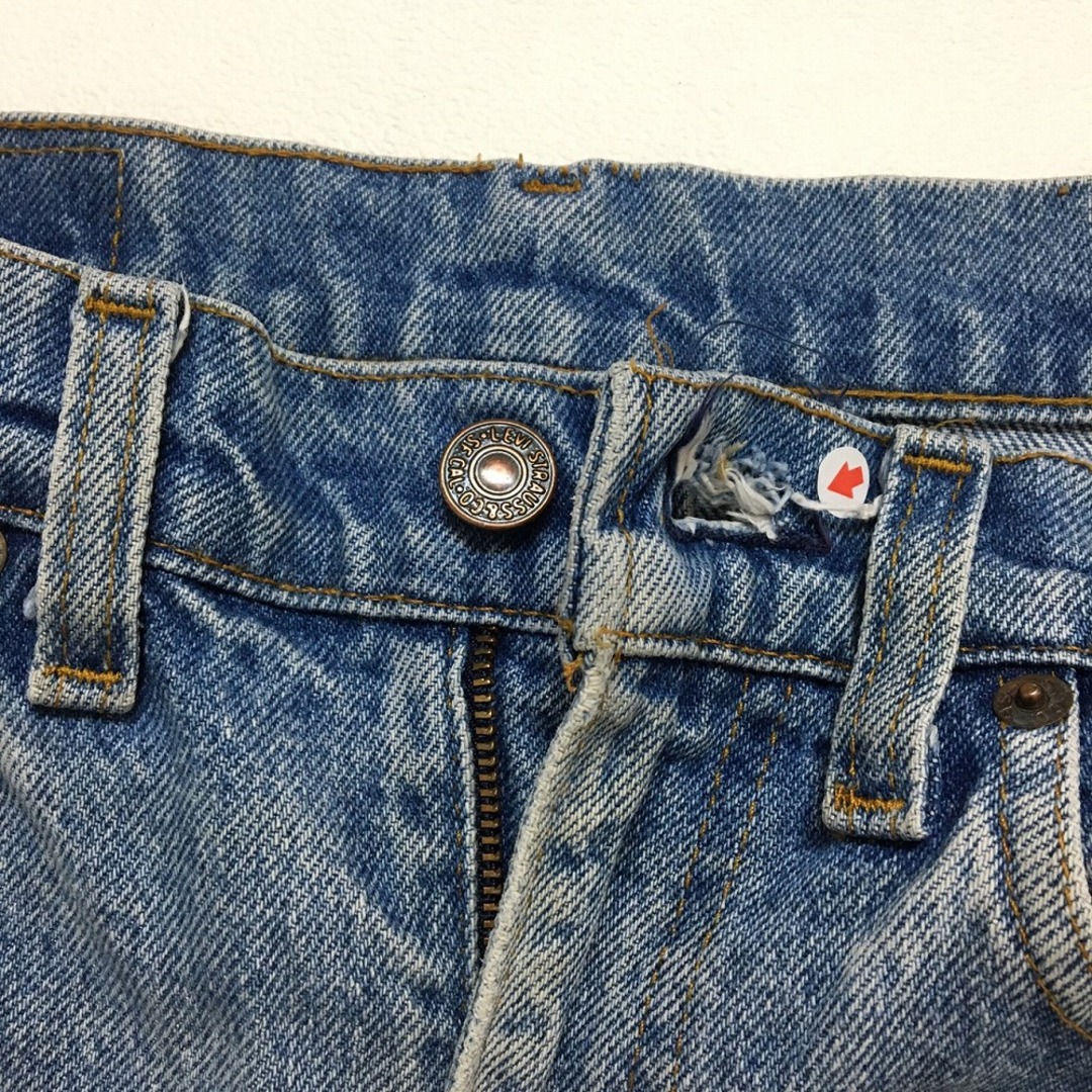 Levi's(リーバイス)のVINTAGE リーバイス/LEVI'S ＃505 デニム パンツ ジーンズ 実寸:W30 L29 ウォッシュ ブルー 黒カン ヒゲ【中古】中古 レディースのパンツ(その他)の商品写真