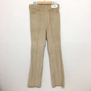 CONTUR SLACKS コーデュロイ ブーツカット フレア パンツ 実寸：W30 L35 ベージュ デッドストック Deadstock(その他)