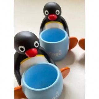 【2個】pingu ピングー 小物入れ ミスド(キャラクターグッズ)