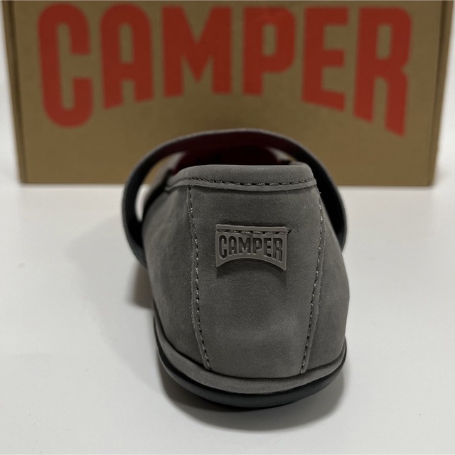 新品 Camper Right Nina カンペール バレエシューズ グレー