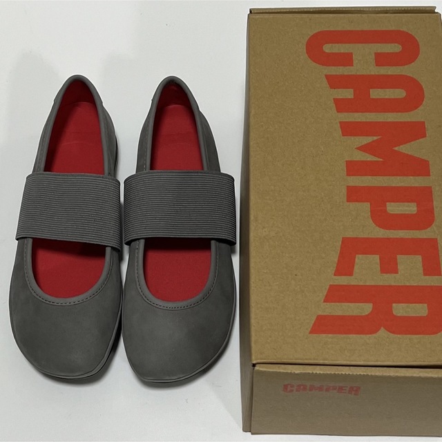 CAMPER - 新品 Camper Right Nina カンペール バレエシューズ グレーの